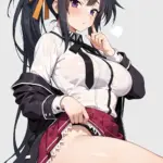 Arte hentai ilustración increíble de Ero Ai Anime Secret Relationship generado por IA
