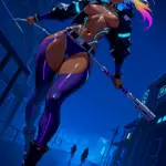 Arte hentai ilustración increíble de Ero Cosplay Sexy Modelos Parte Catorce generado por IA