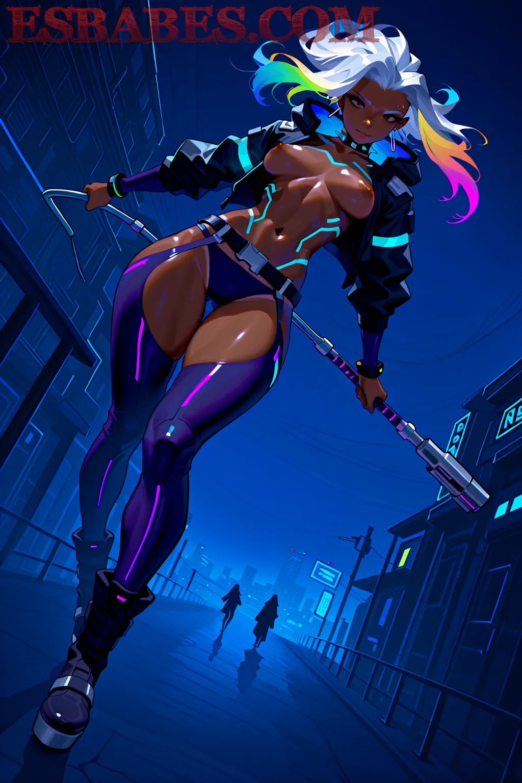 Arte hentai ilustración increíble de Ero Cosplay Sexy Modelos Parte Catorce generado por IA