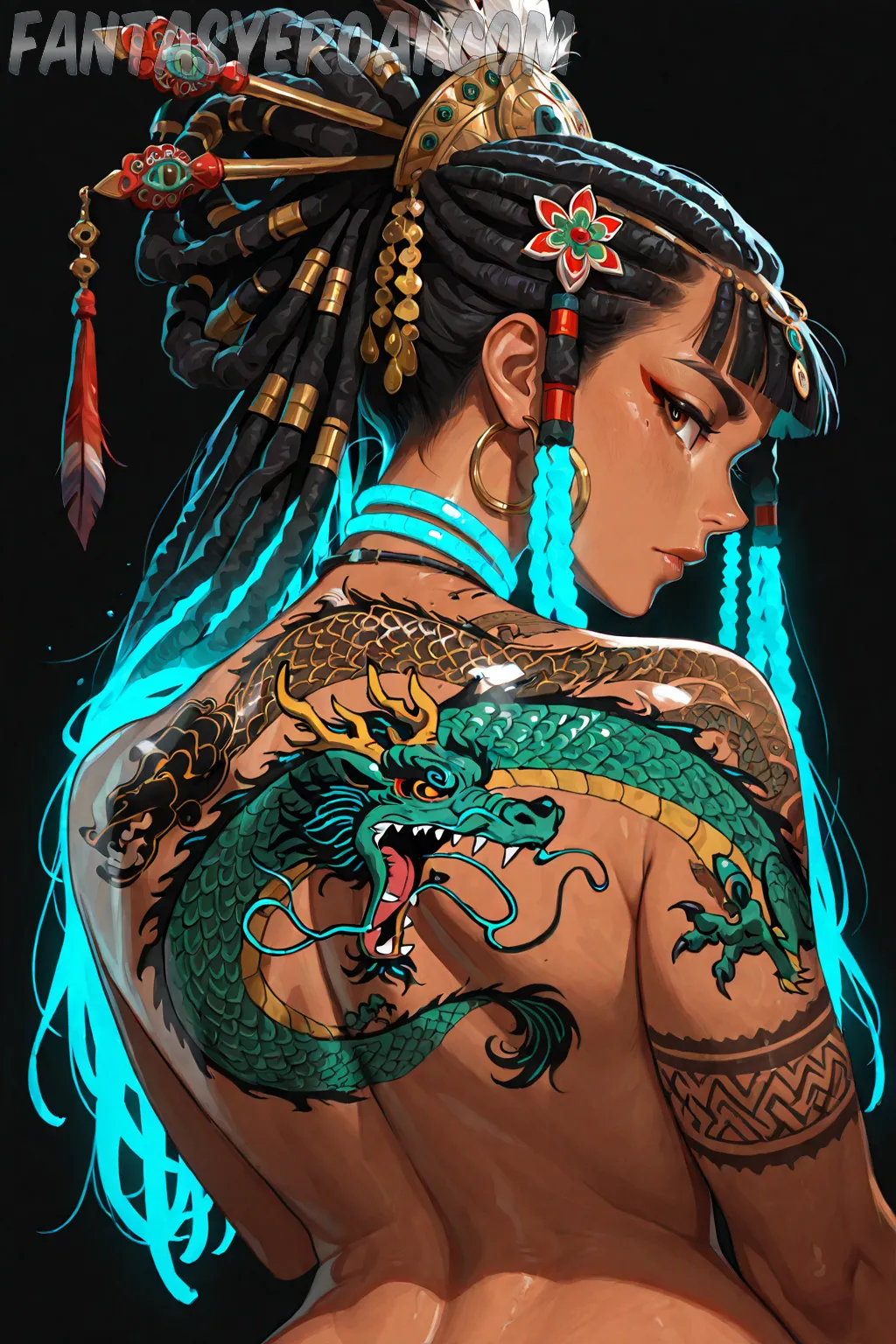 Arte hentai ilustración increíble de Ero Monochrome De Modelos Desnudas Cinco generado por IA