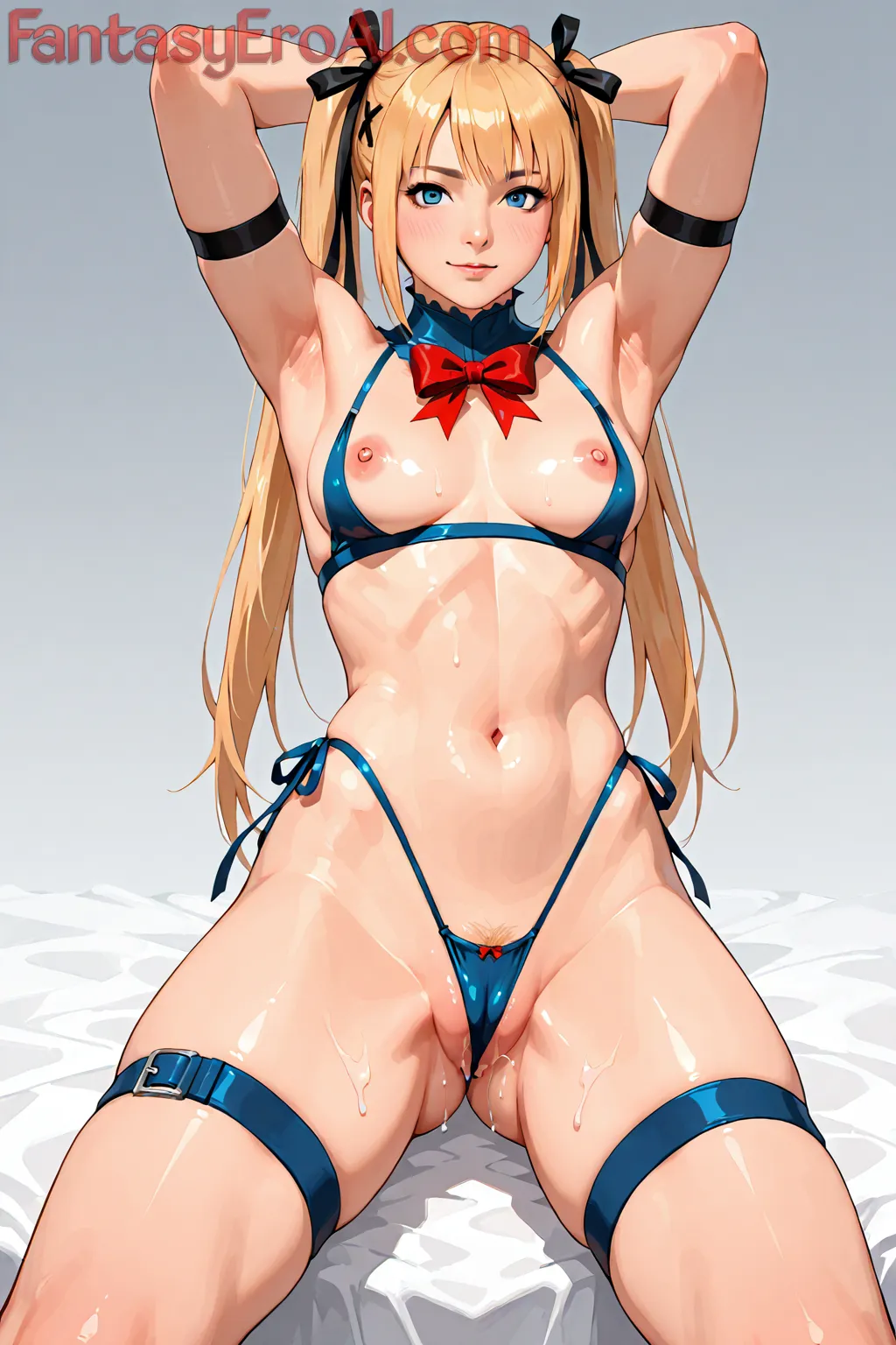 Arte hentai ilustración increíble de Erotica Amateur De Culo En Tanga generado por IA