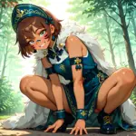 Arte hentai ilustración increíble de Erotica De Chicas Guapas Desnudas Cinco generado por IA