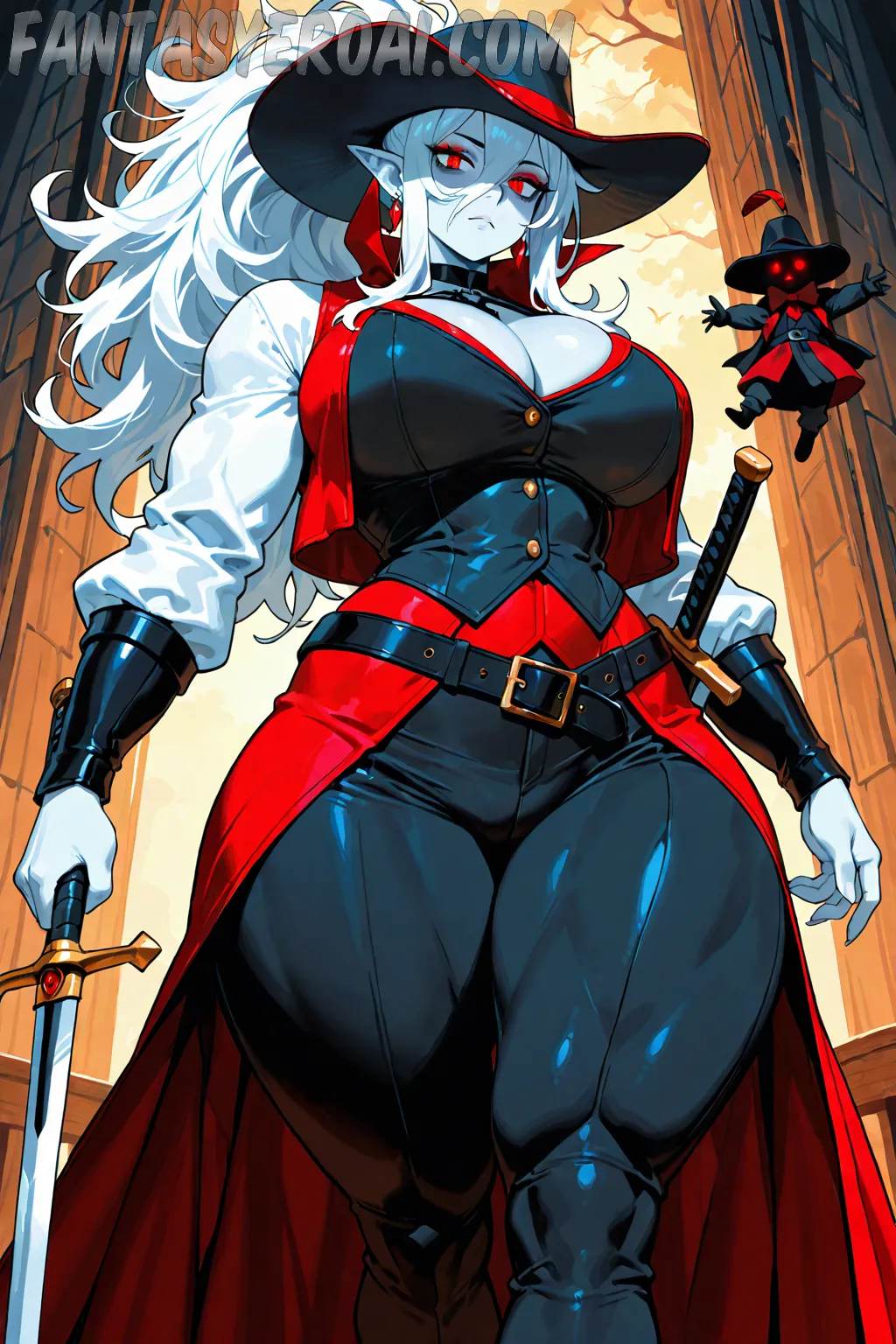 Arte hentai ilustración increíble de Erotica De Modelos Desnudas Tres generado por IA