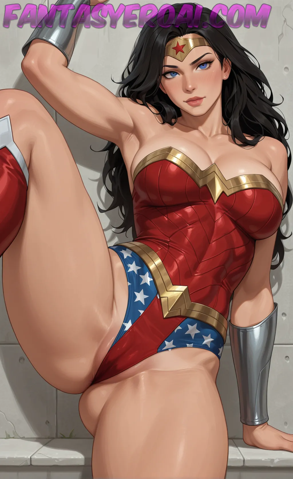 Arte hentai ilustración increíble de Erotica En La Playa Con Niemira generado por IA