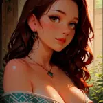 Arte hentai ilustración increíble de Espectacular Trasero En Tanga De Una Gogo generado por IA