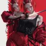 Arte hentai ilustración increíble de Estados Unidos Y Sus Universitarias Desnudas generado por IA