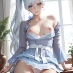 Arte hentai ilustración increíble de Explicit Real Girls Stripping generado por IA