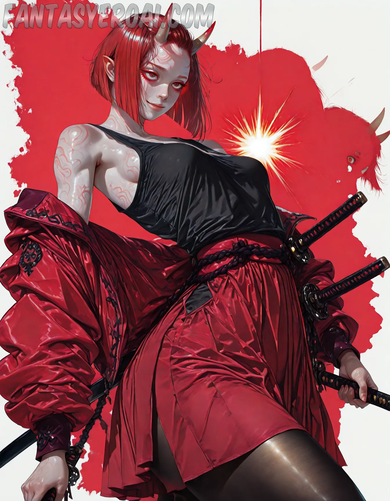 Arte hentai ilustración increíble de Exumpa Erotica De Tetas Y Culo generado por IA