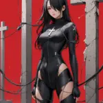 Arte hentai ilustración increíble de Faid Eyren Cosplay generado por IA