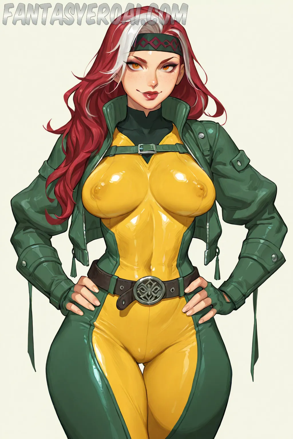 Arte hentai ilustración increíble de Falda Favorita generado por IA