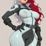 Arte hentai ilustración increíble de Famosa Tetona generado por IA