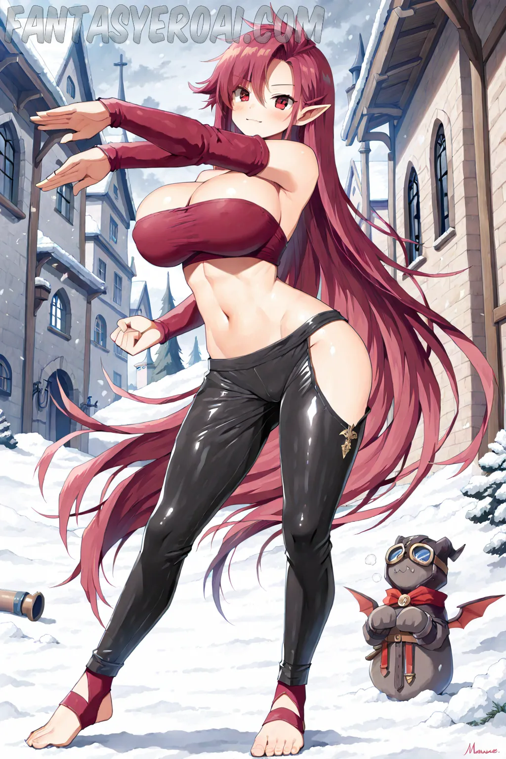 Arte hentai ilustración increíble de Fantasias Sexy De La Ia Parte Seis generado por IA