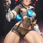 Arte hentai ilustración increíble de Fantastica Rubia generado por IA