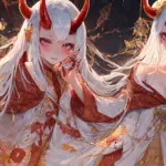 Arte hentai ilustración increíble de Fantasticas Chicas Sexy generado por IA