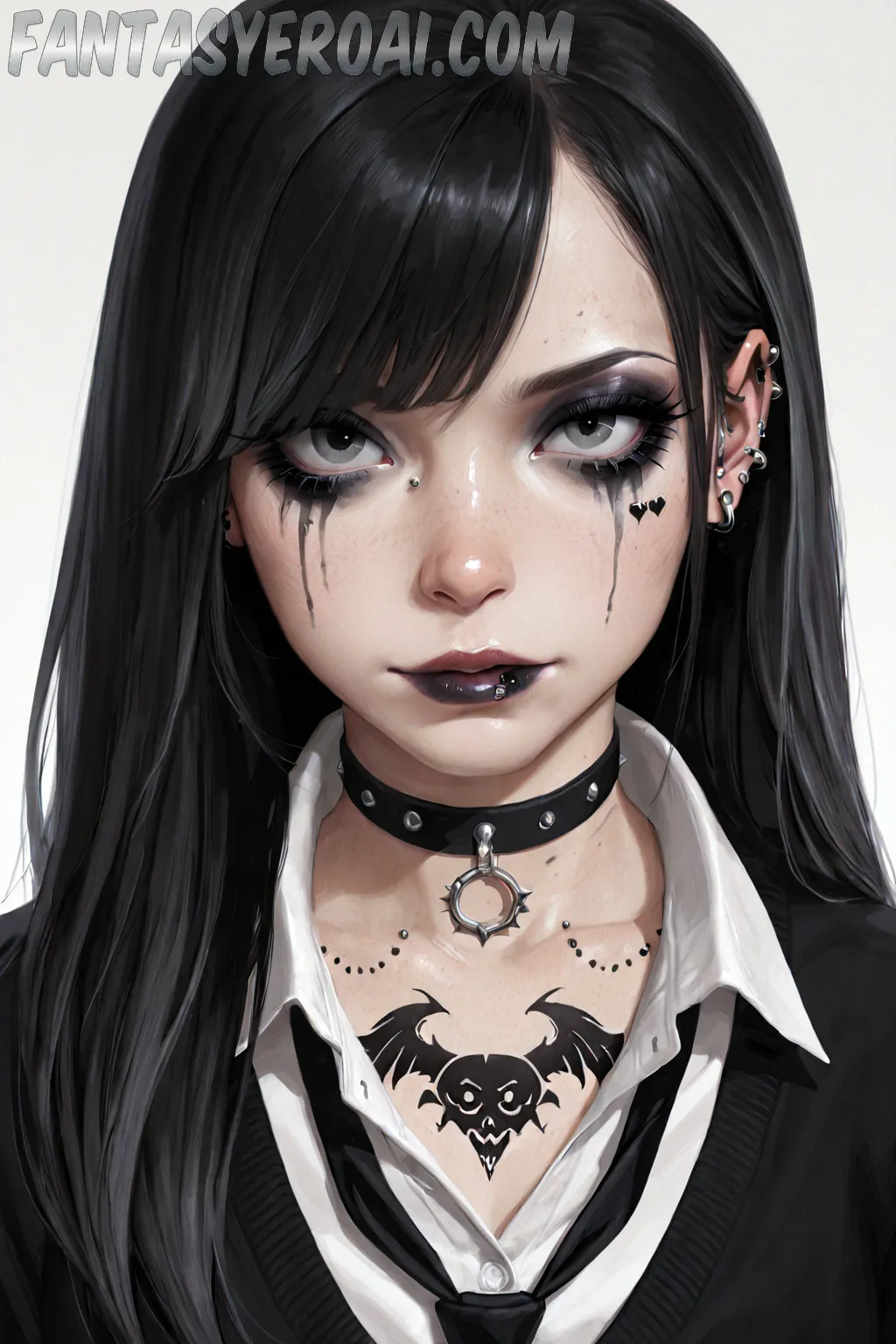 Arte hentai ilustración increíble de Fantasy 3d generado por IA