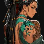 Arte hentai ilustración increíble de Fantasy Ai Ero Girls Tres generado por IA