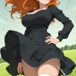 Arte hentai ilustración increíble de Feliz Paloma Gonzalez generado por IA