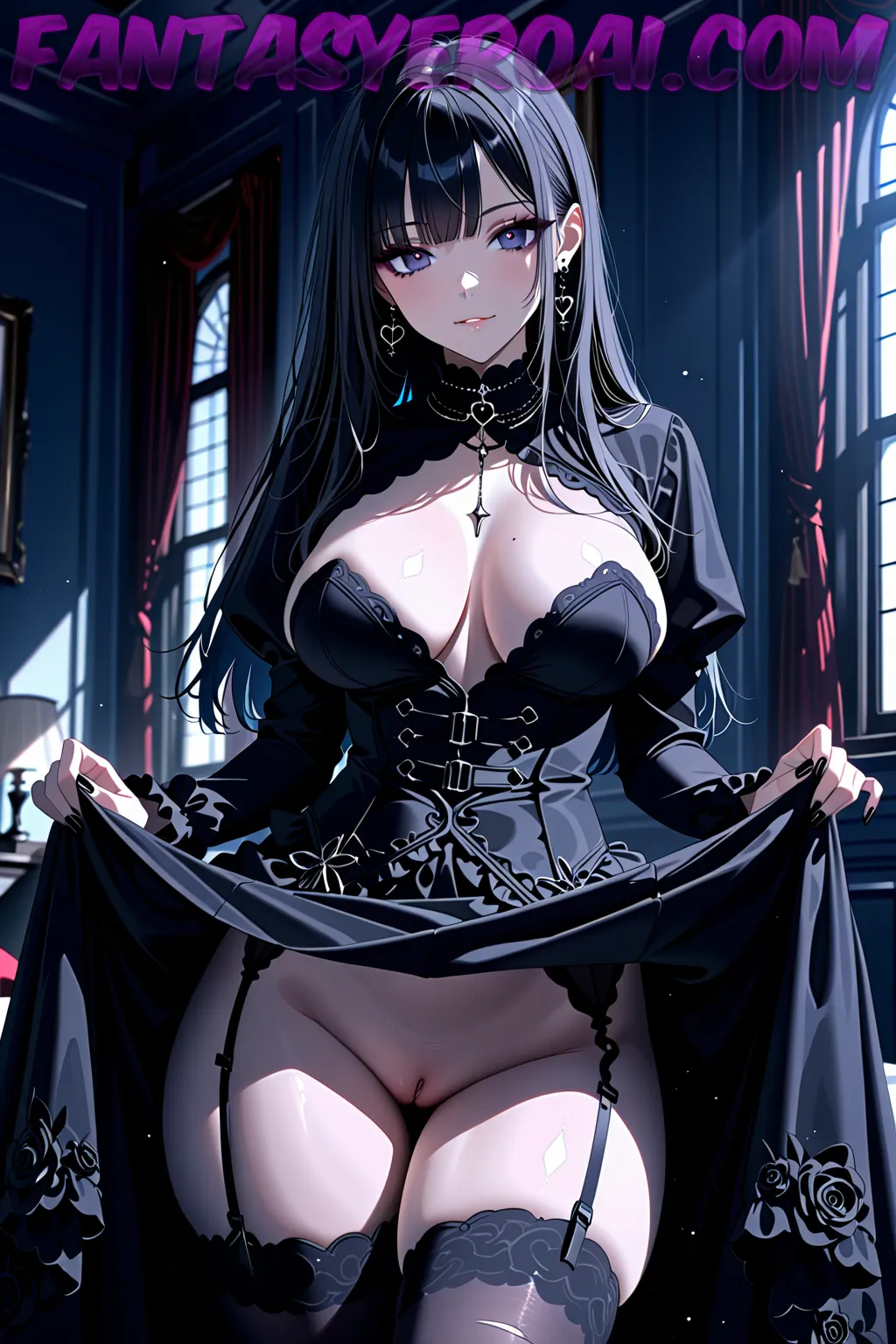 Arte hentai ilustración increíble de Filipinas Desnudas generado por IA