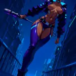 Arte hentai ilustración increíble de Fitness Desnudo En Internet generado por IA