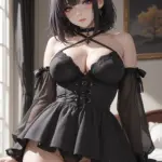 Arte hentai ilustración increíble de Fotos Caseras De Amateur Desnudas Uno generado por IA