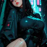 Arte hentai ilustración increíble de Fotos De Celebridades Joey King generado por IA
