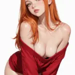 Arte hentai ilustración increíble de Frieren Eren Yeager Amv Neon Genesis Evangelion Anime Ero generado por IA