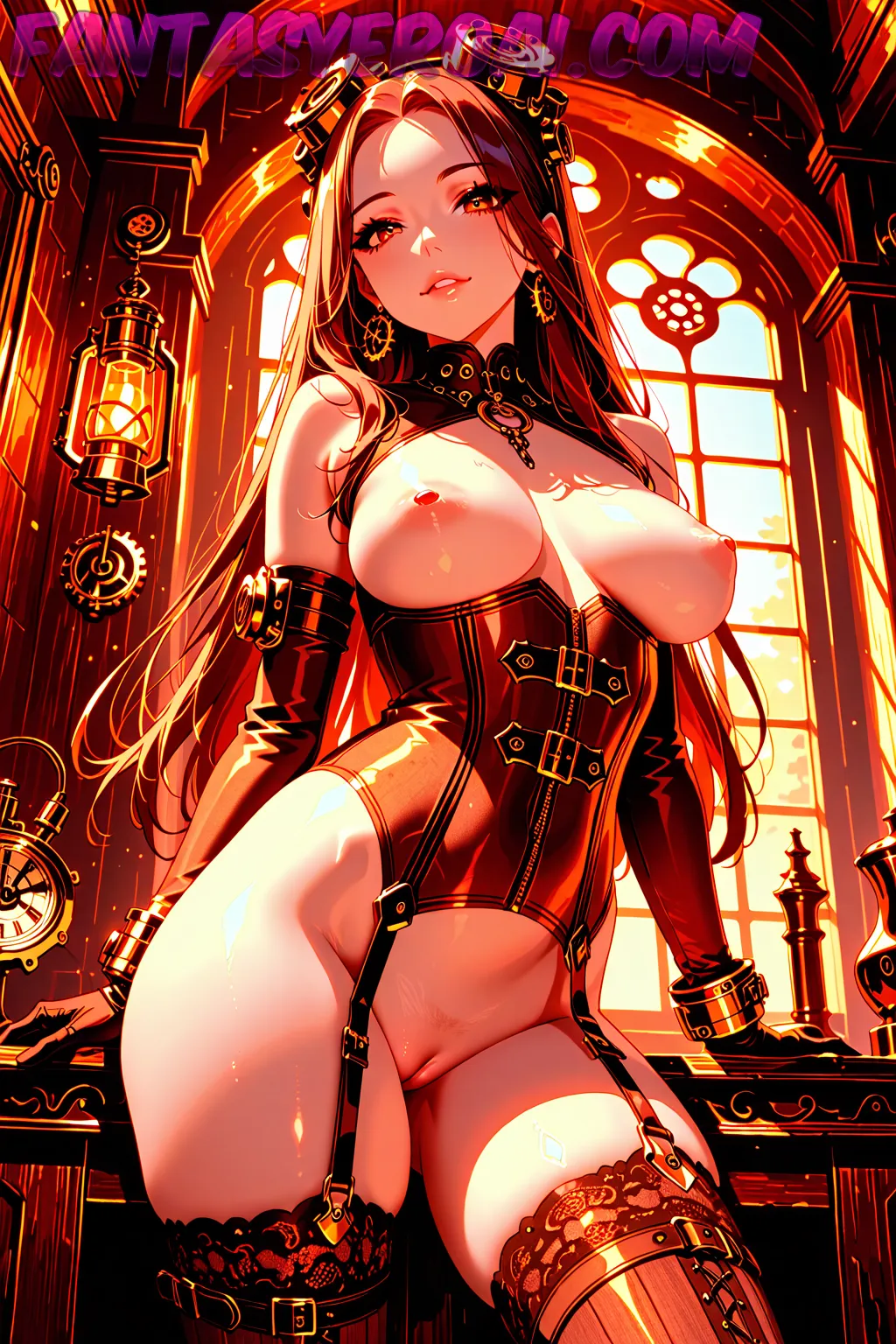 Arte hentai ilustración increíble de Fullmetal Alchemist Anime Season Frieren Shonen Anime Dubbed generado por IA