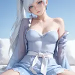 Arte hentai ilustración increíble de Gia Marie Desnuda Modelo generado por IA