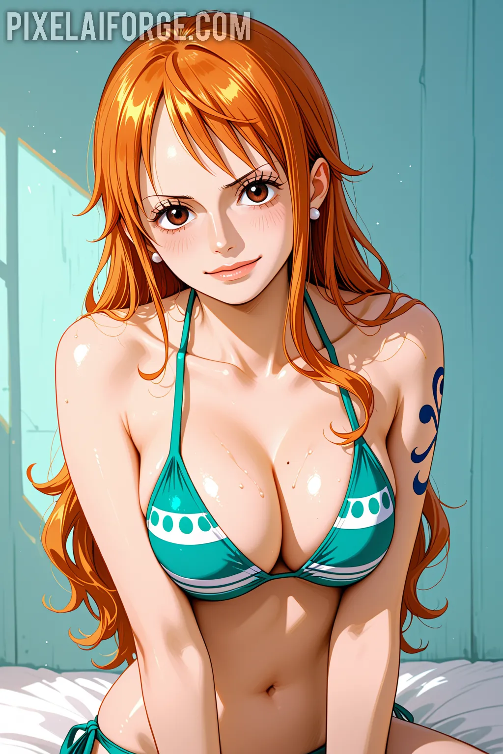 Arte hentai ilustración increíble de Gifs De Chicas Desnudas generado por IA