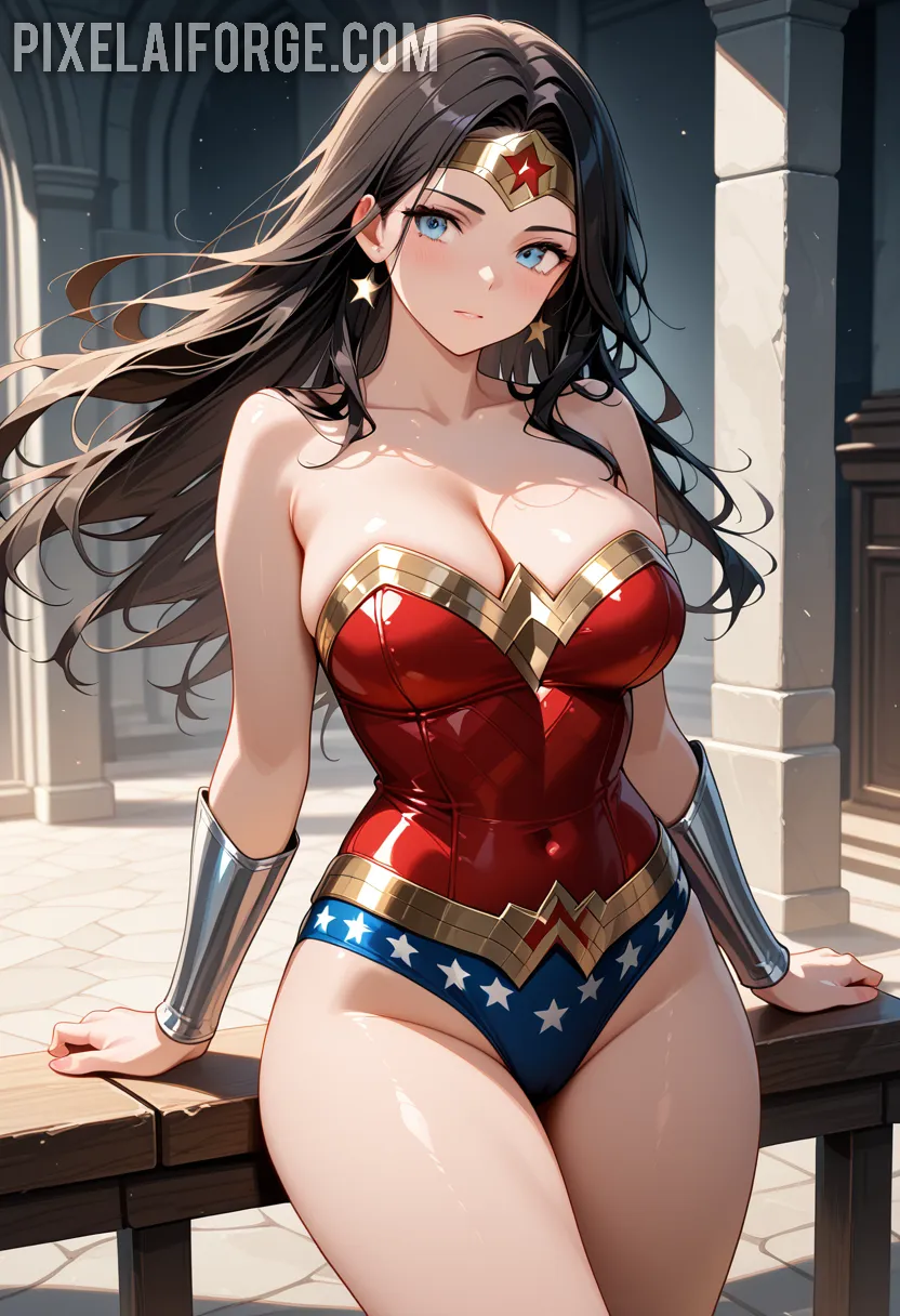 Arte hentai ilustración increíble de Girl Exposes Herself For Your Pleasure generado por IA