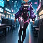 Arte hentai ilustración increíble de Glamour Babe Elizabeth Posing Nude generado por IA