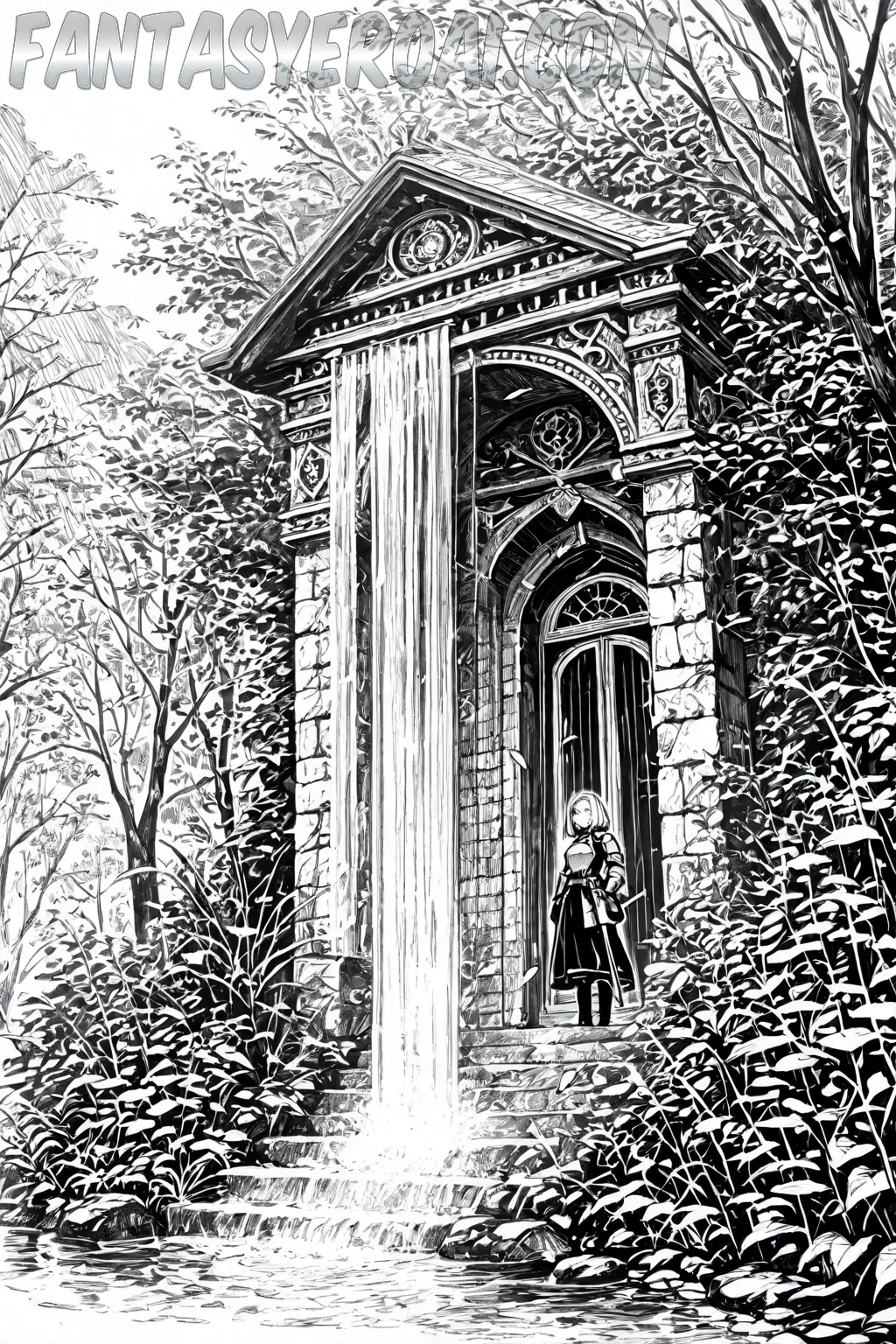 Arte hentai ilustración increíble de Gloria Sol Desnuda Y Bella Modelo generado por IA