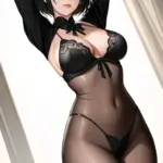 Arte hentai ilustración increíble de Guapa Chica Latina generado por IA