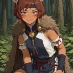 Arte hentai ilustración increíble de Guapa Rubia Se Quita La Lenceria Rosa generado por IA