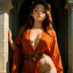 Arte hentai ilustración increíble de Gurandi Anime Fantasias Y Fenomenos generado por IA