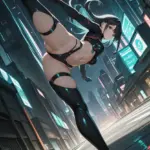 Arte hentai ilustración increíble de Haikyuu To The Top generado por IA