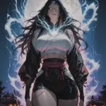 Arte hentai ilustración increíble de Halloween Una Noche De Brujas generado por IA