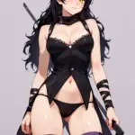 Arte hentai ilustración increíble de Harry Potter Guapa Cosplayer generado por IA