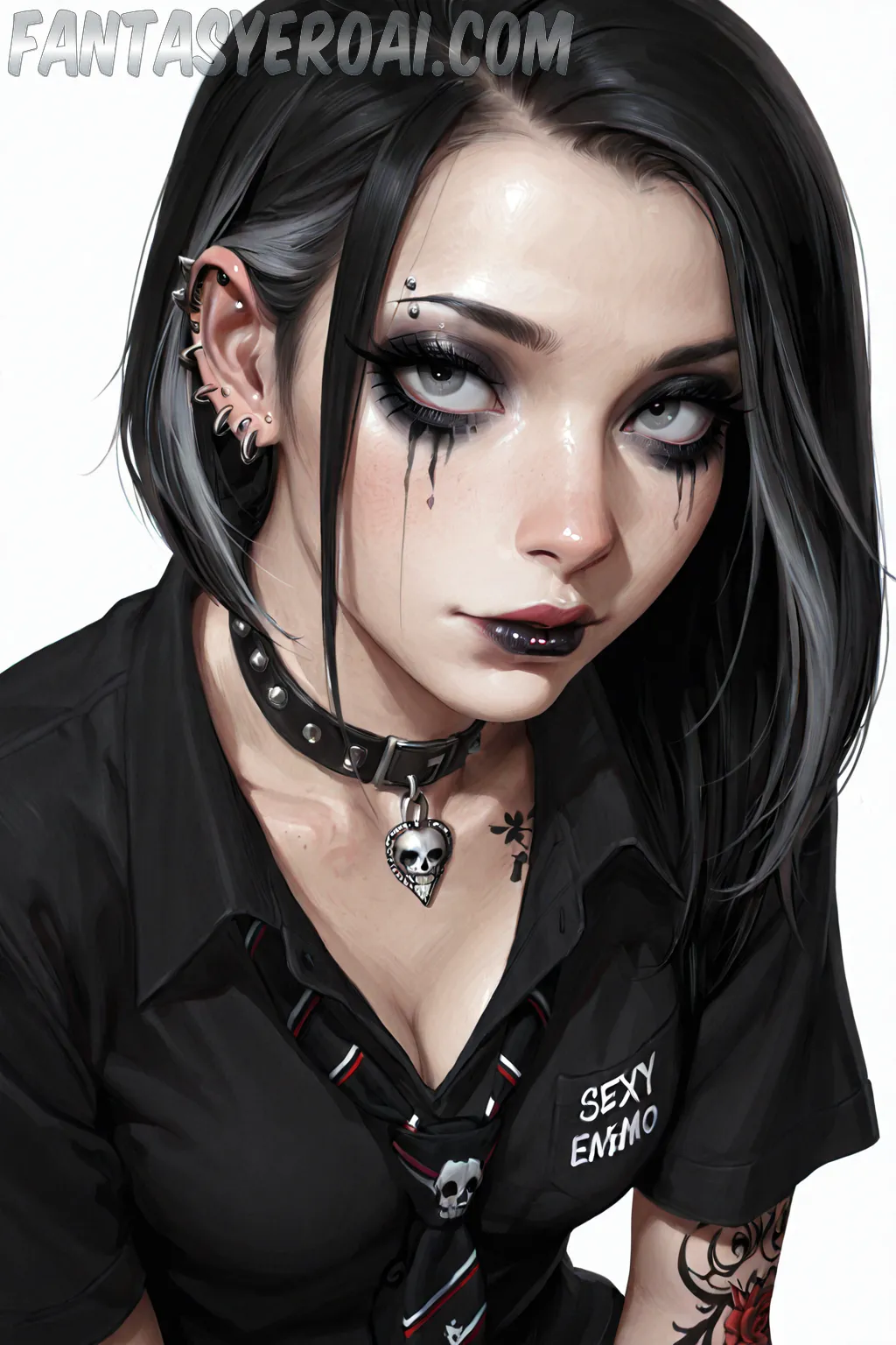 Arte hentai ilustración increíble de Hentai Anime List Netflix Anime Tentacle Maid generado por IA