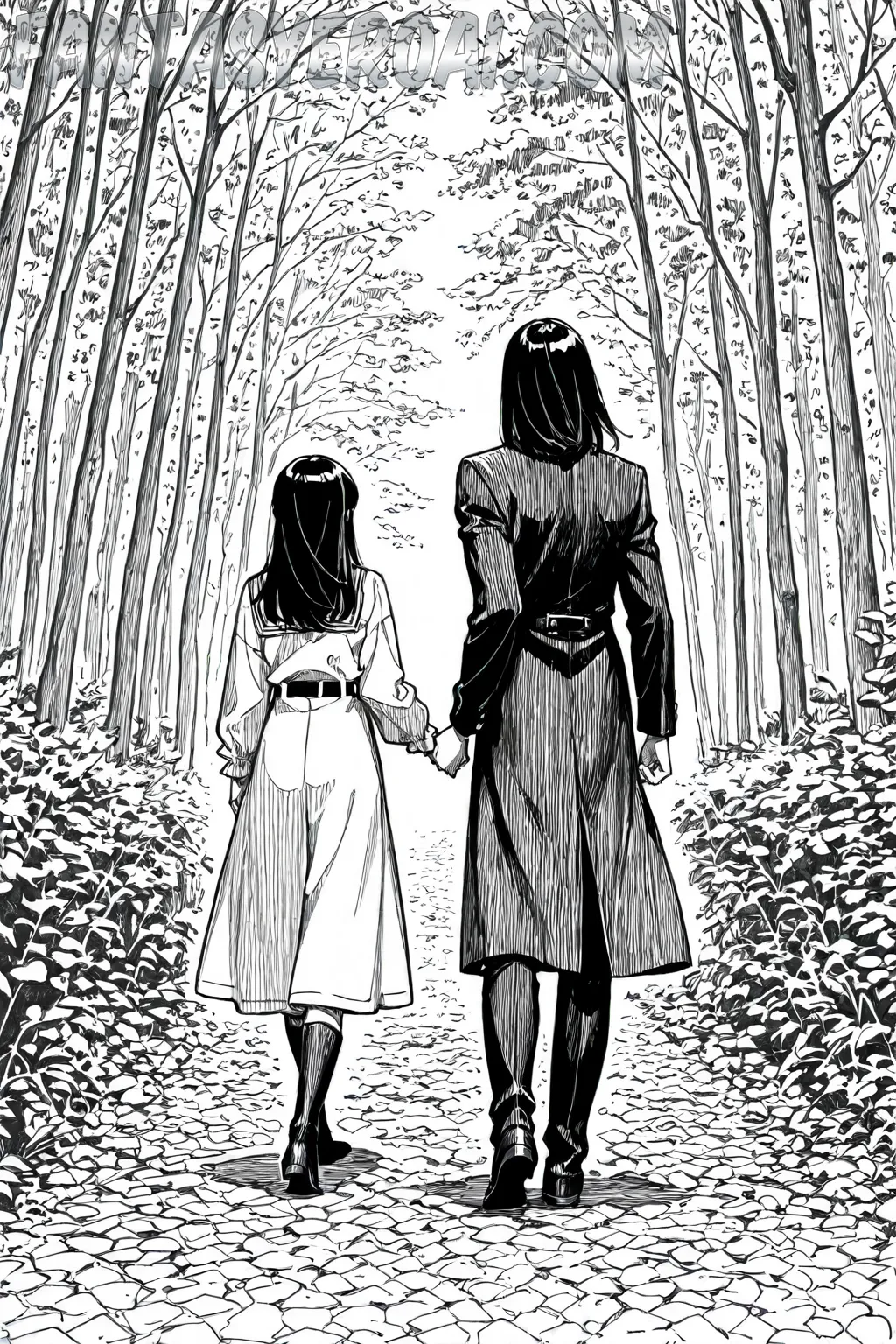 Arte hentai ilustración increíble de Hentai Hunter X Hunter Anime Opening Shounen Ai Doujinshi generado por IA