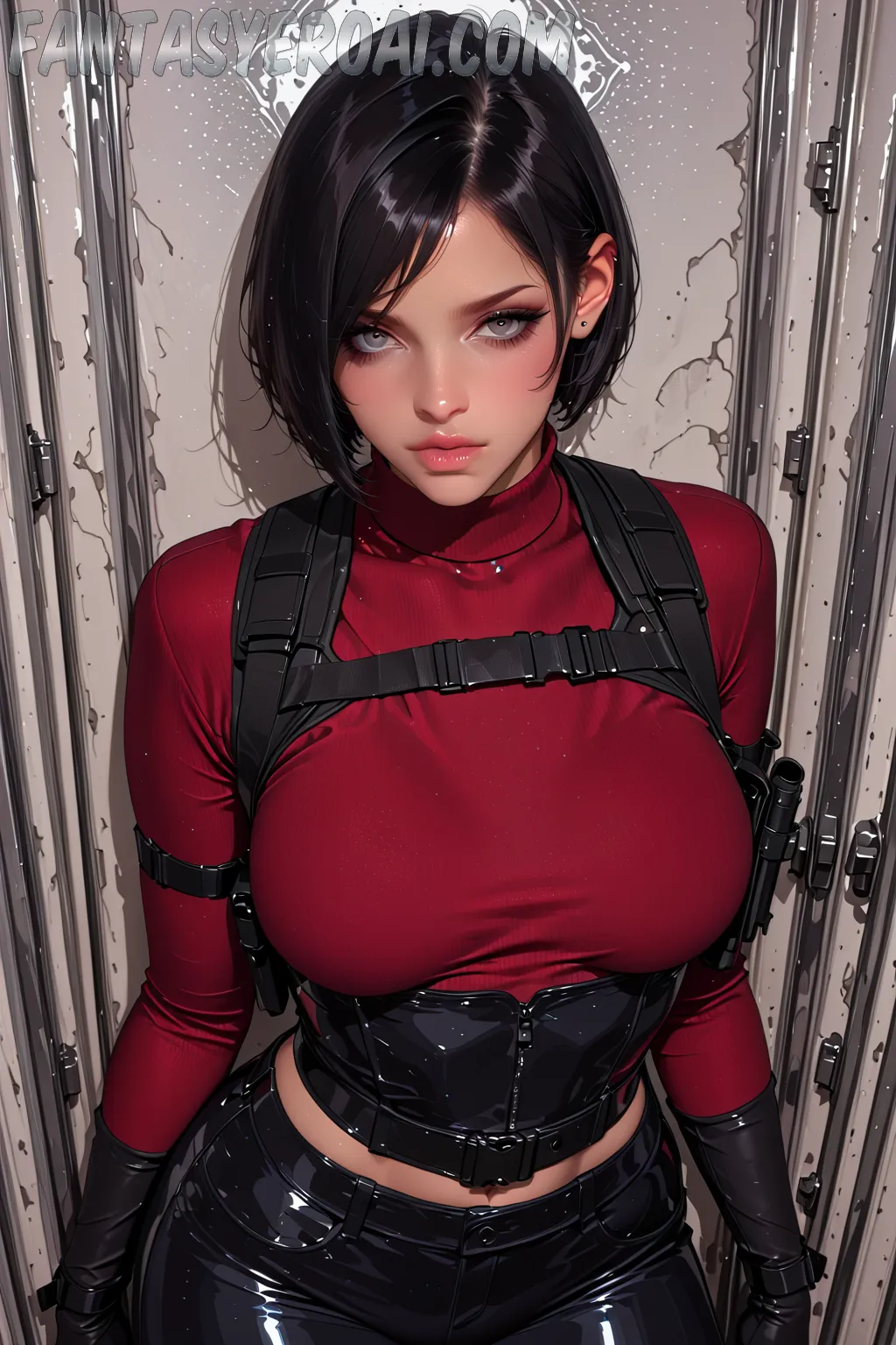 Arte hentai ilustración increíble de Hentai Hunter X Hunter Netflix Anime Anime Dubbed Tsundere generado por IA