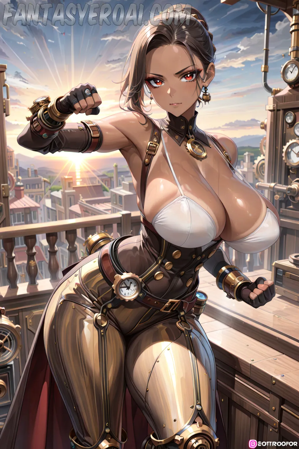 Arte hentai ilustración increíble de Hentai Y Comix Sexy E Erotico generado por IA