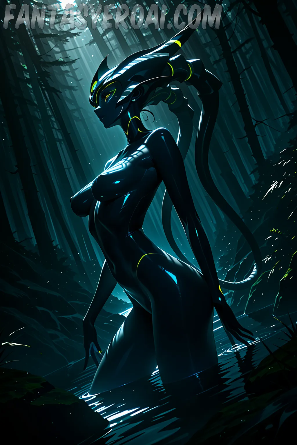 Arte hentai ilustración increíble de Hentai Yoasobi Anime Conventions Anime News Yuri generado por IA