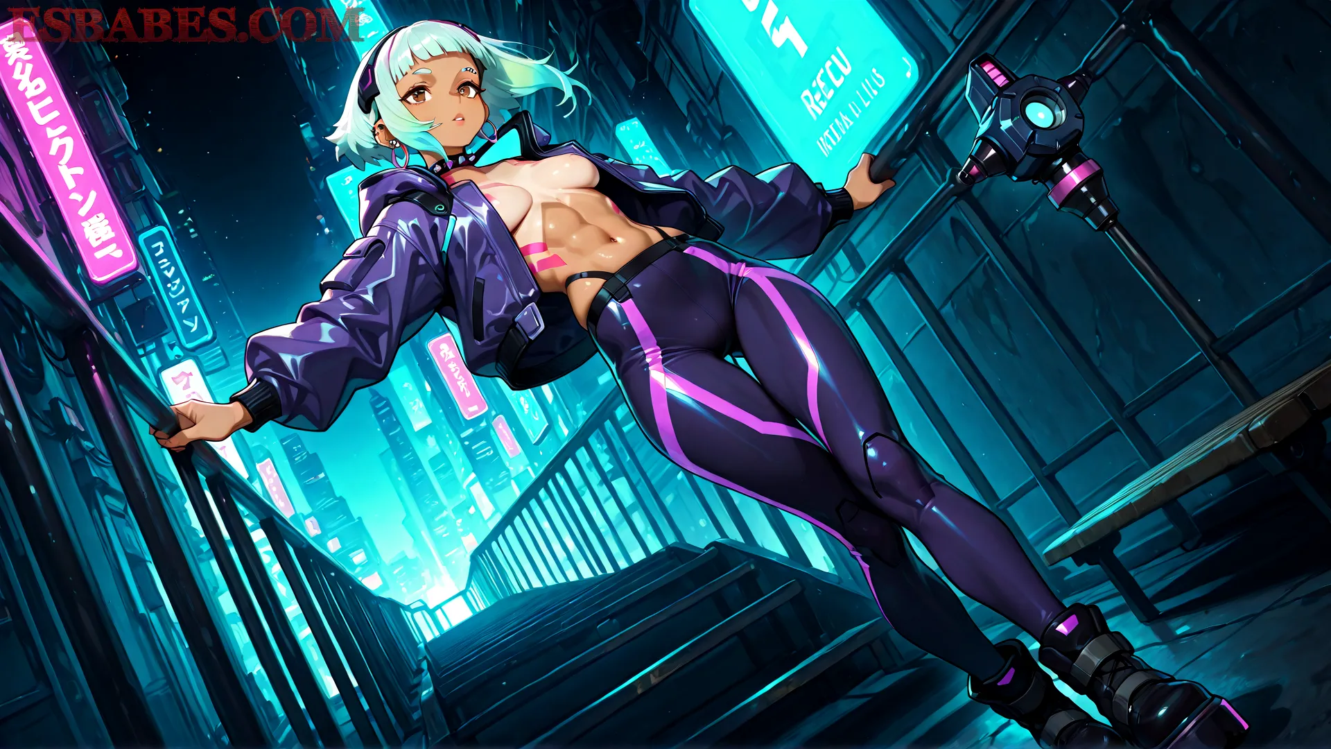 Arte hentai ilustración increíble de Hermosa Hembra generado por IA