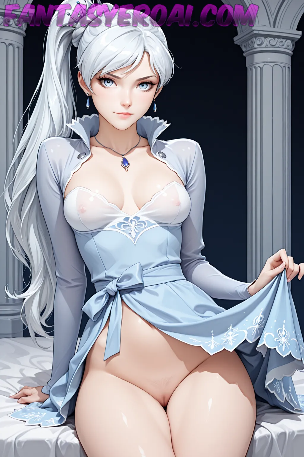 Arte hentai ilustración increíble de Hermosa Muneca Con Ricas Tetas generado por IA