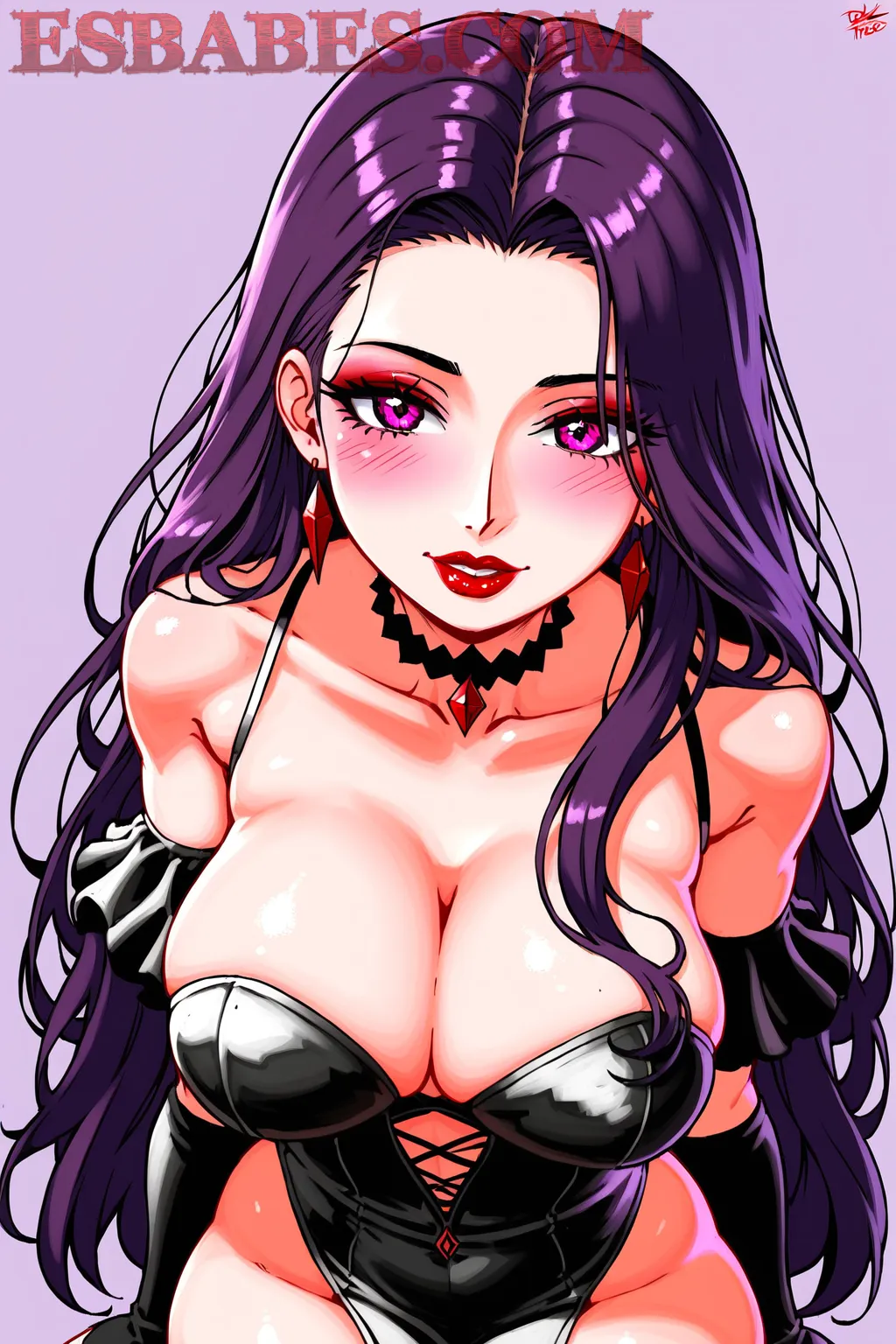 Arte hentai ilustración increíble de Hermosa Rubia Desnuda generado por IA