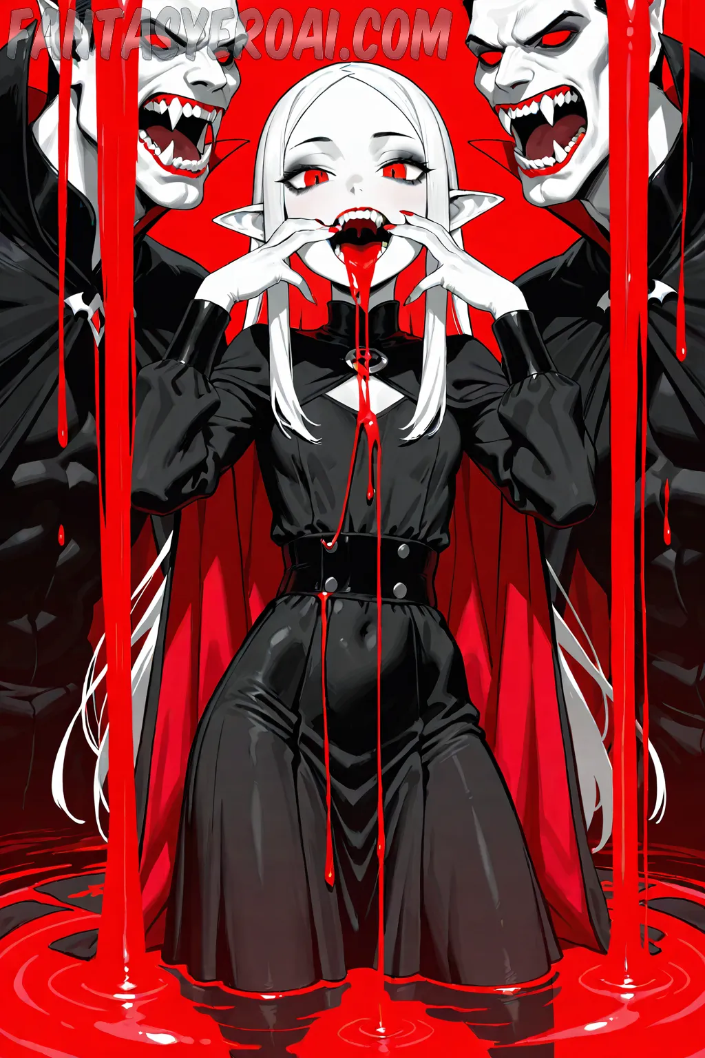 Arte hentai ilustración increíble de Hermosa Secretaria Rubia Y Tetona generado por IA