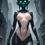 Arte hentai ilustración increíble de Hermosas Chicas De Conos Peludos generado por IA