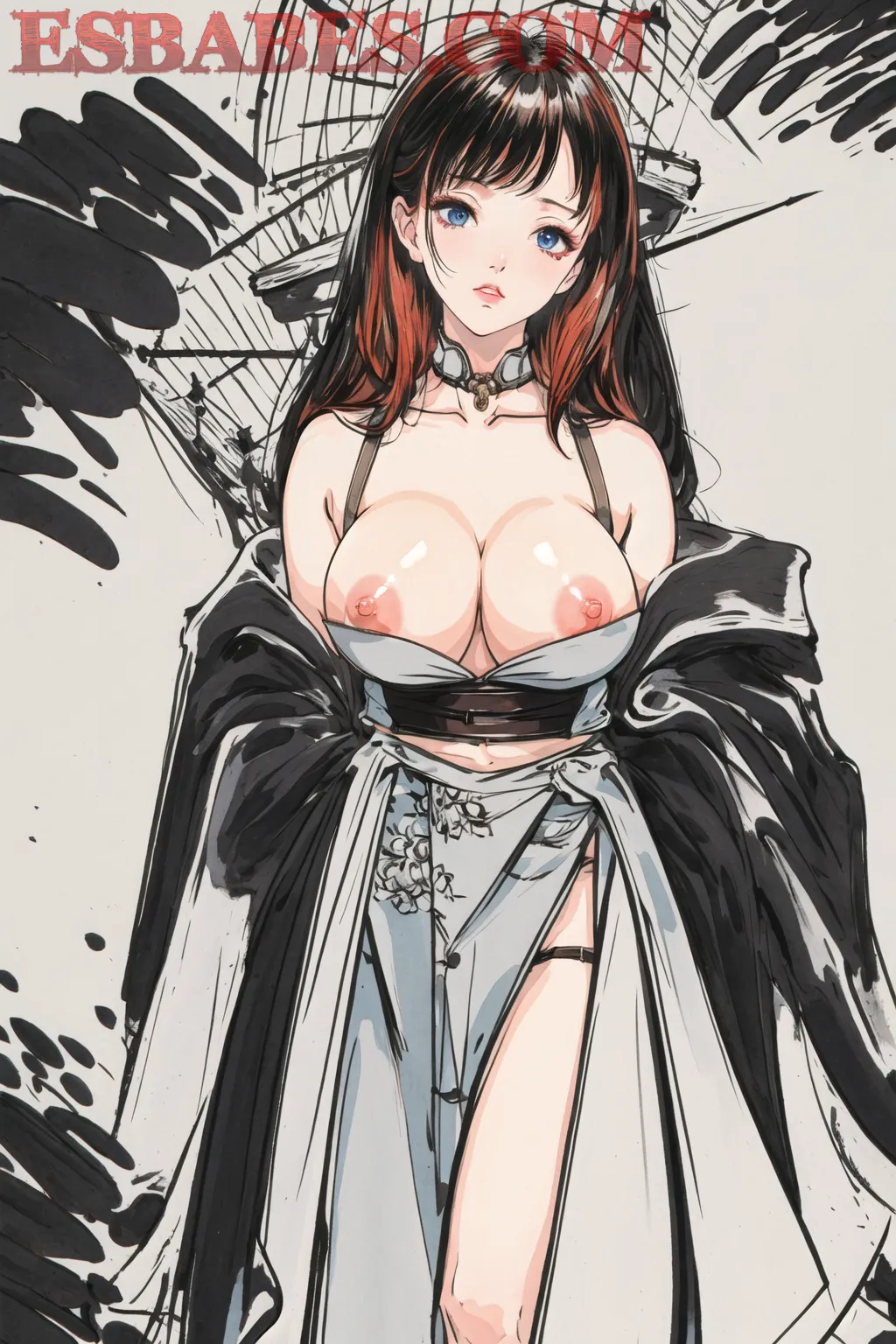 Arte hentai ilustración increíble de Hermosas Chicas Desnudas En Fotografia Erotica generado por IA