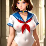 Arte hentai ilustración increíble de Hermosas Mujeres Desnudas Y Sus Lindos Traseros En Coleccion Dos generado por IA